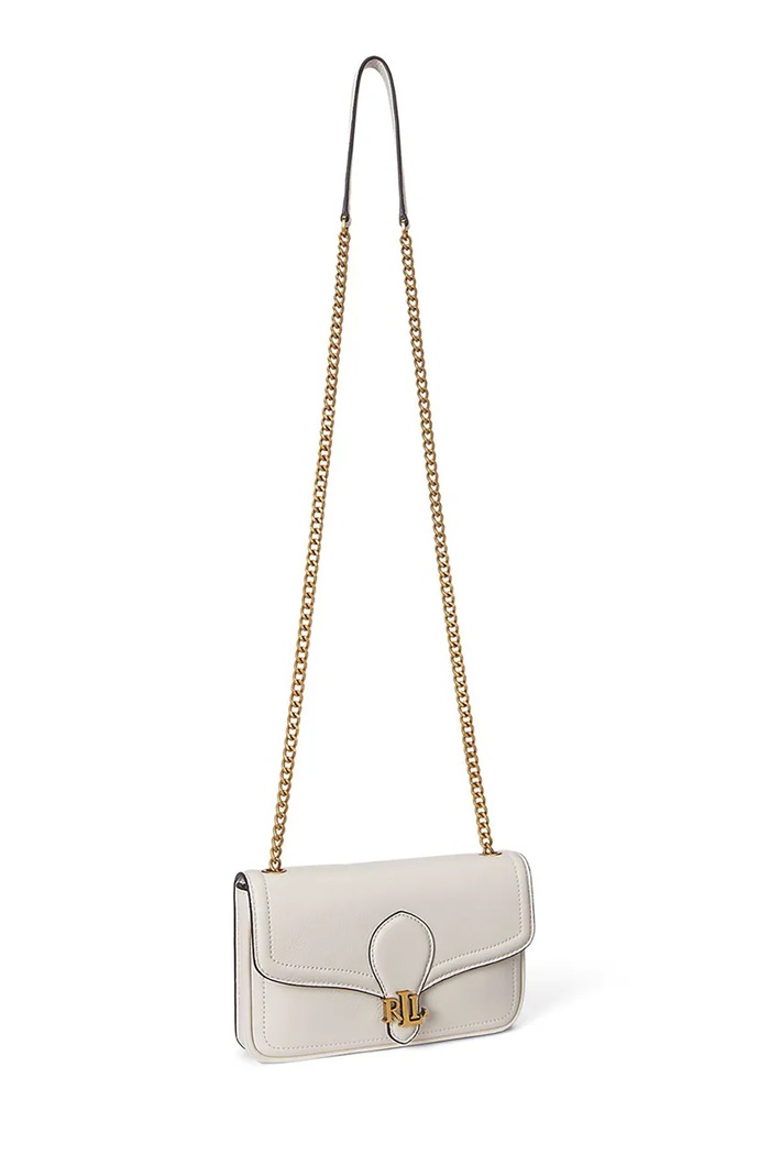 Lauren Ralph Lauren portfel skórzany 432977374 beżowy AW25