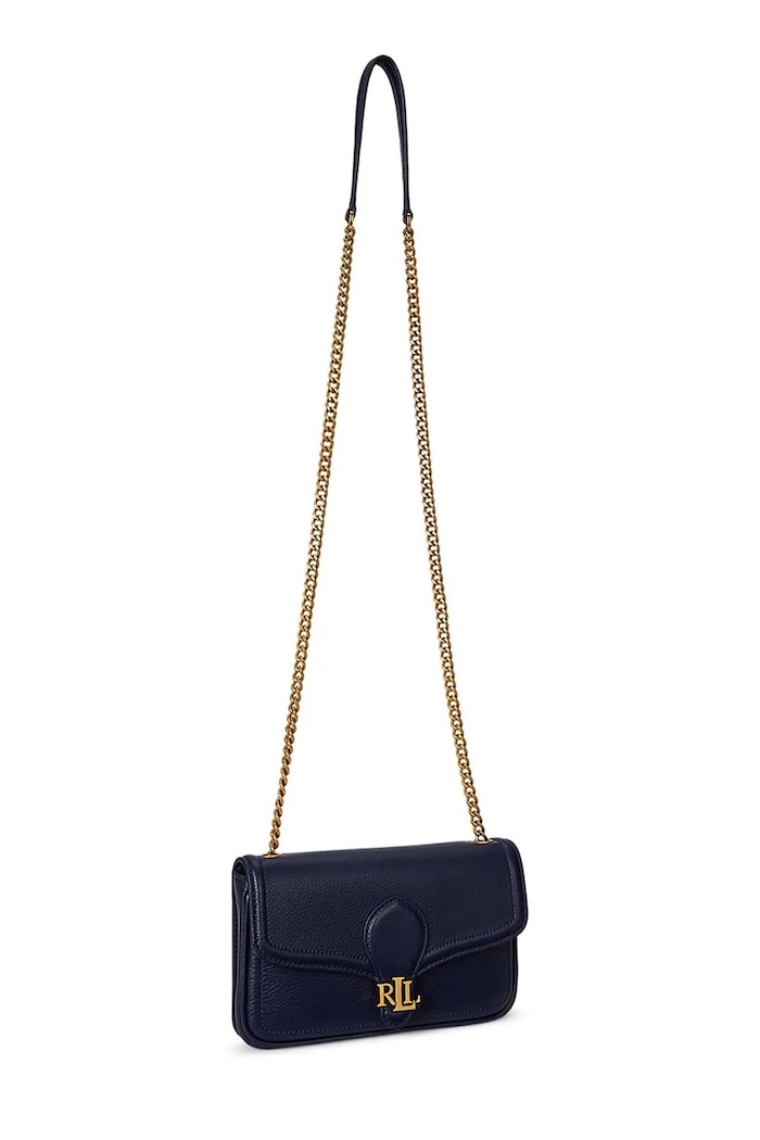 Lauren Ralph Lauren portfel skórzany 432977374 granatowy AW25