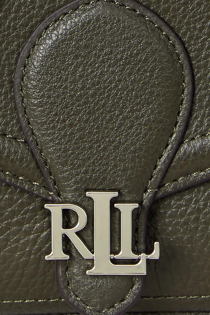 Lauren Ralph Lauren portfel skórzany 432977374 zielony