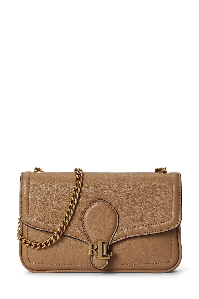 Lauren Ralph Lauren Portfel damski skórzany brązowy 432977374