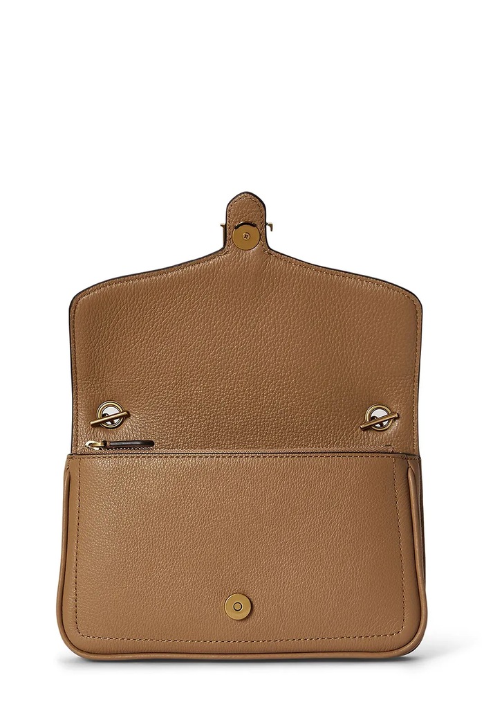Πορτοφόλι γυναικείο δερμάτινο Lauren Ralph Lauren 432977374 καφέ