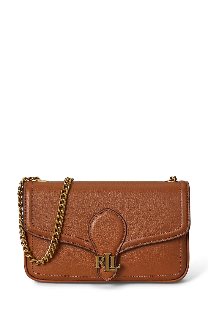 Lauren Ralph Lauren portofel de piele piele maro 432977374