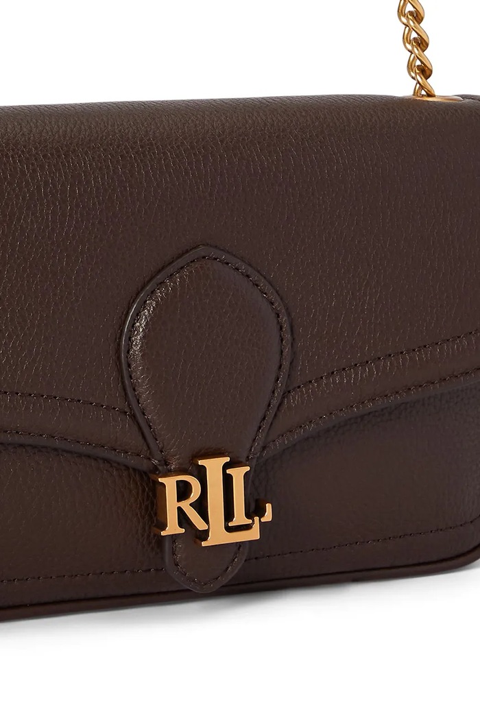 Πορτοφόλι γυναικείο δερμάτινο Lauren Ralph Lauren καφέ 432977374
