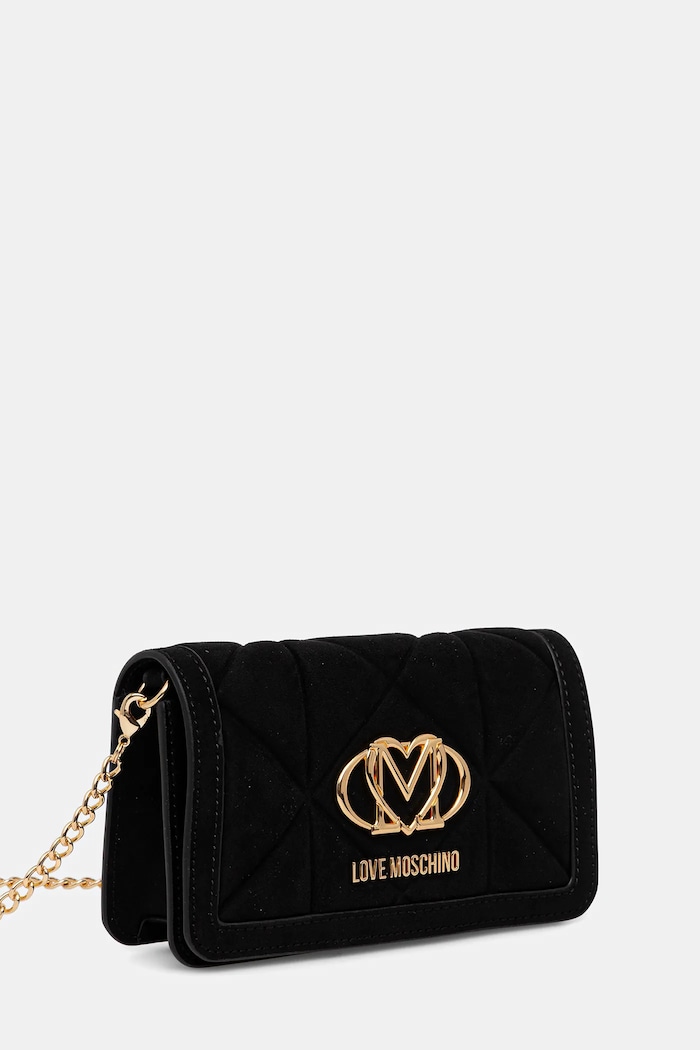 Love Moschino poșetă JC5640PP0NKE0000 negru AW25