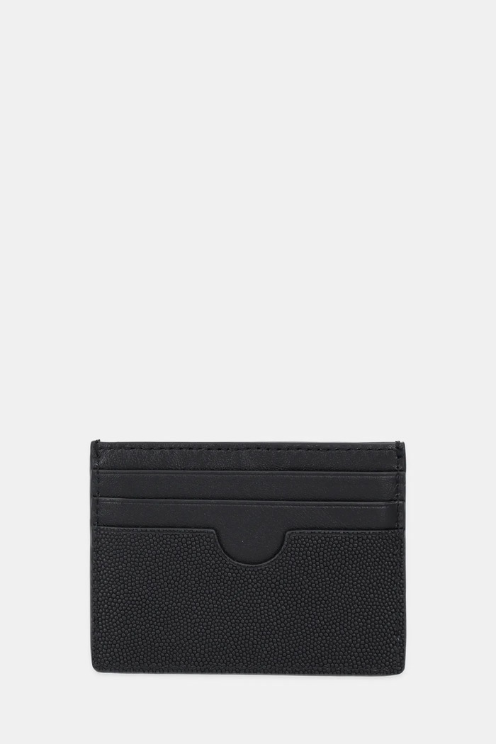 Tommy Hilfiger Etui na karty skórzane AM0AM13517 czarny AW25