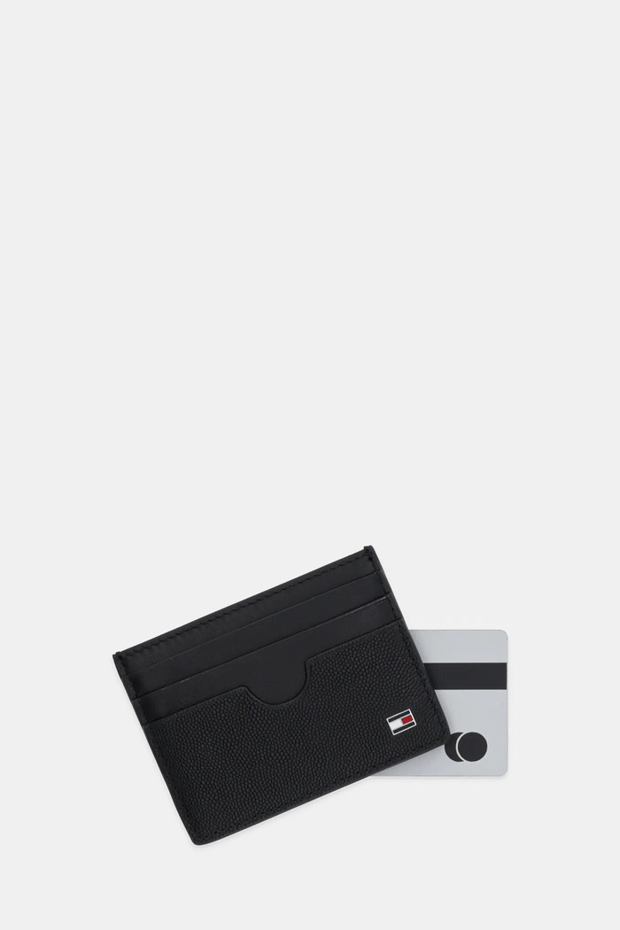Akcesoria Tommy Hilfiger Etui na karty skórzane AM0AM13517 czarny