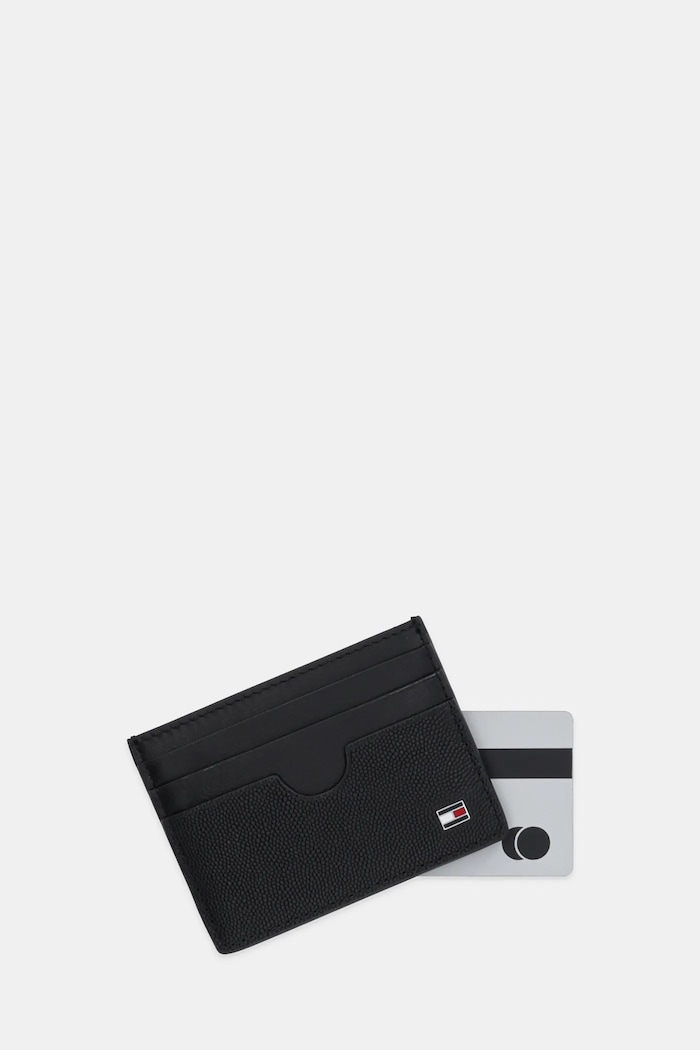Akcesoria Tommy Hilfiger Etui na karty skórzane AM0AM13517 czarny