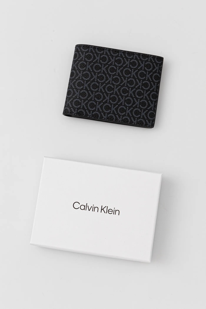 Calvin Klein portfel czarny LV04D1059G