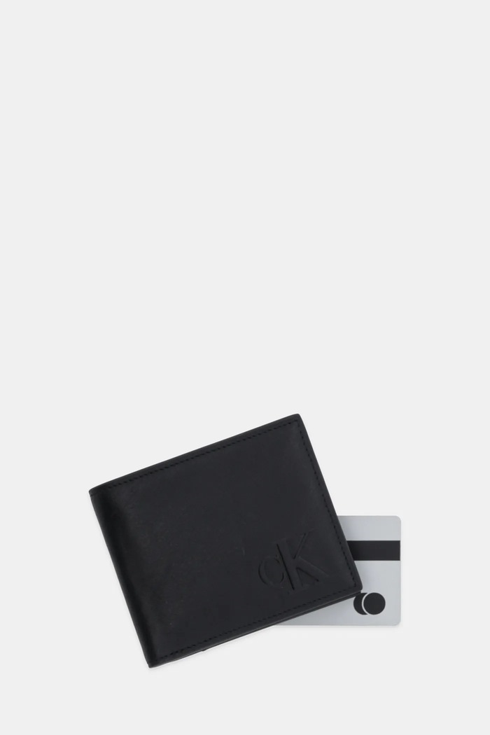 Kiegészítők Calvin Klein bőr pénztárca LV04G1071G fekete