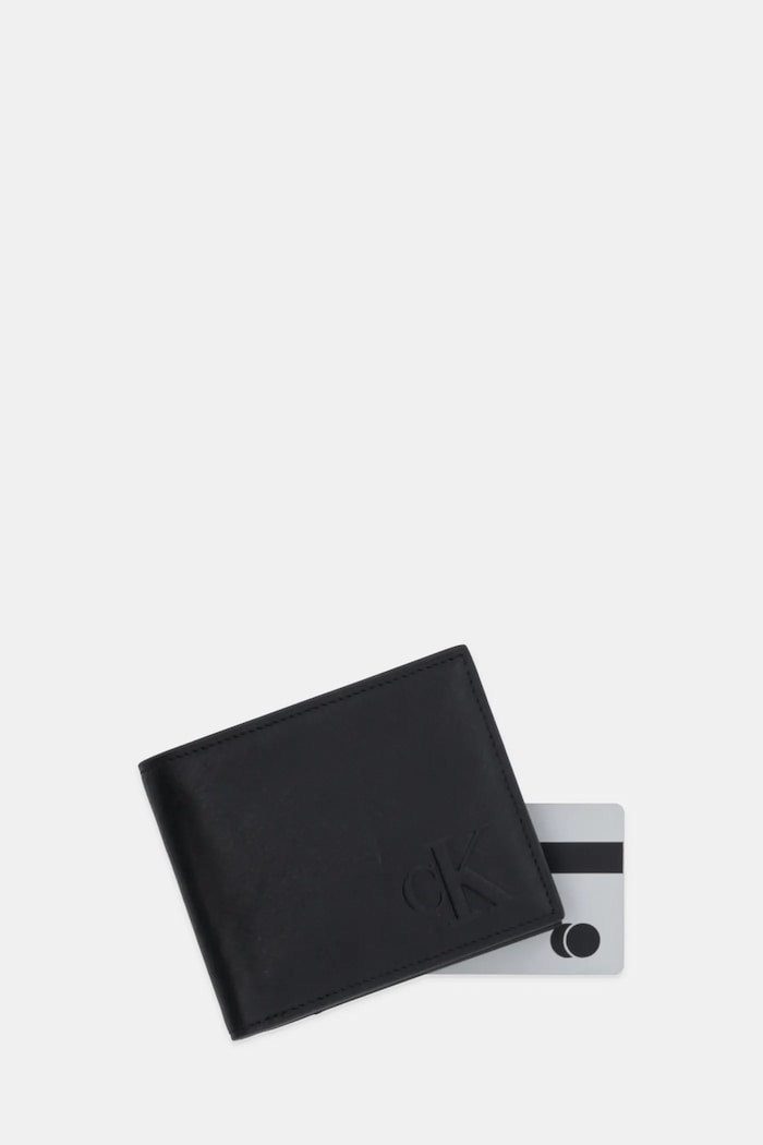 Kiegészítők Calvin Klein bőr pénztárca LV04G1071G fekete