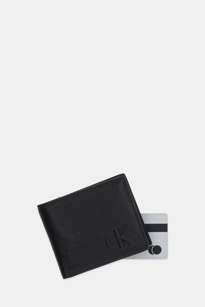 Αξεσουάρ Δερμάτινο πορτοφόλι Calvin Klein LV04G1072G μαύρο