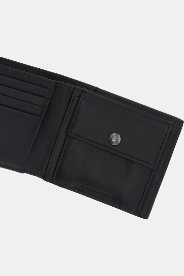 Δερμάτινο πορτοφόλι Calvin Klein μαύρο LV04G1072G