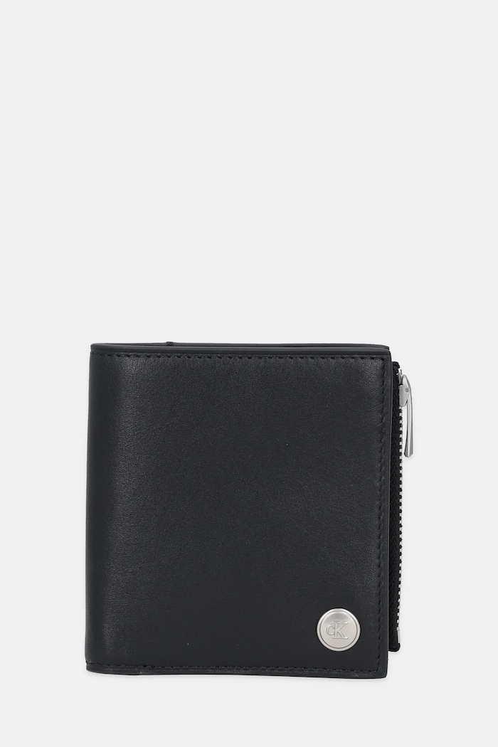 Kožni novčanik Calvin Klein bez uzorka crna LV04G1078G