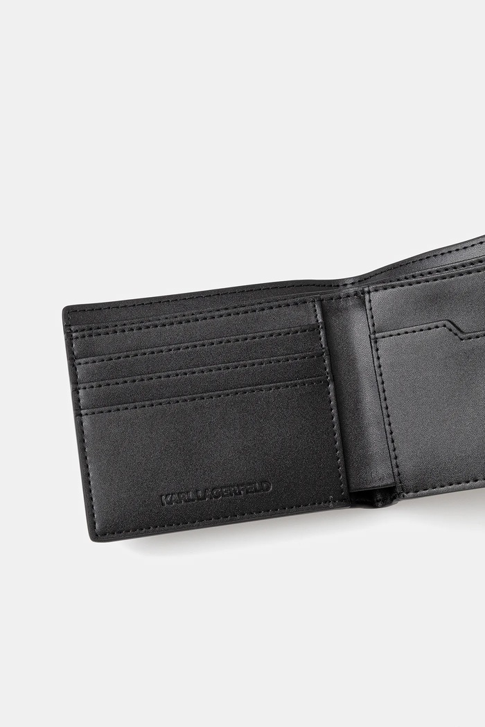 Doplnky Karl Lagerfeld peňaženka pánska kožená K/MONOGRAM A3M30182 čierna
