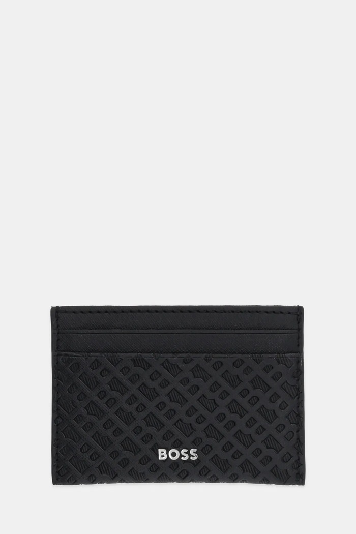 BOSS carcasa din piele Zair_ML_S card N. cu modele negru 50548817