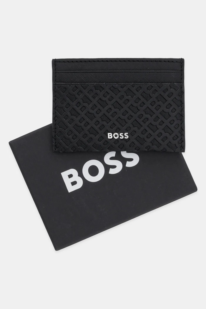 BOSS carcasa din piele Zair_ML_S card N. negru 50548817