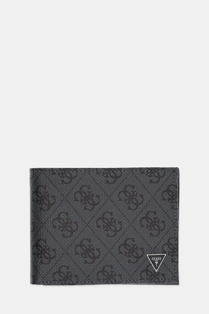 Guess portfel MILANO imitacja skóry licowej czarny SMMALL.LEA27