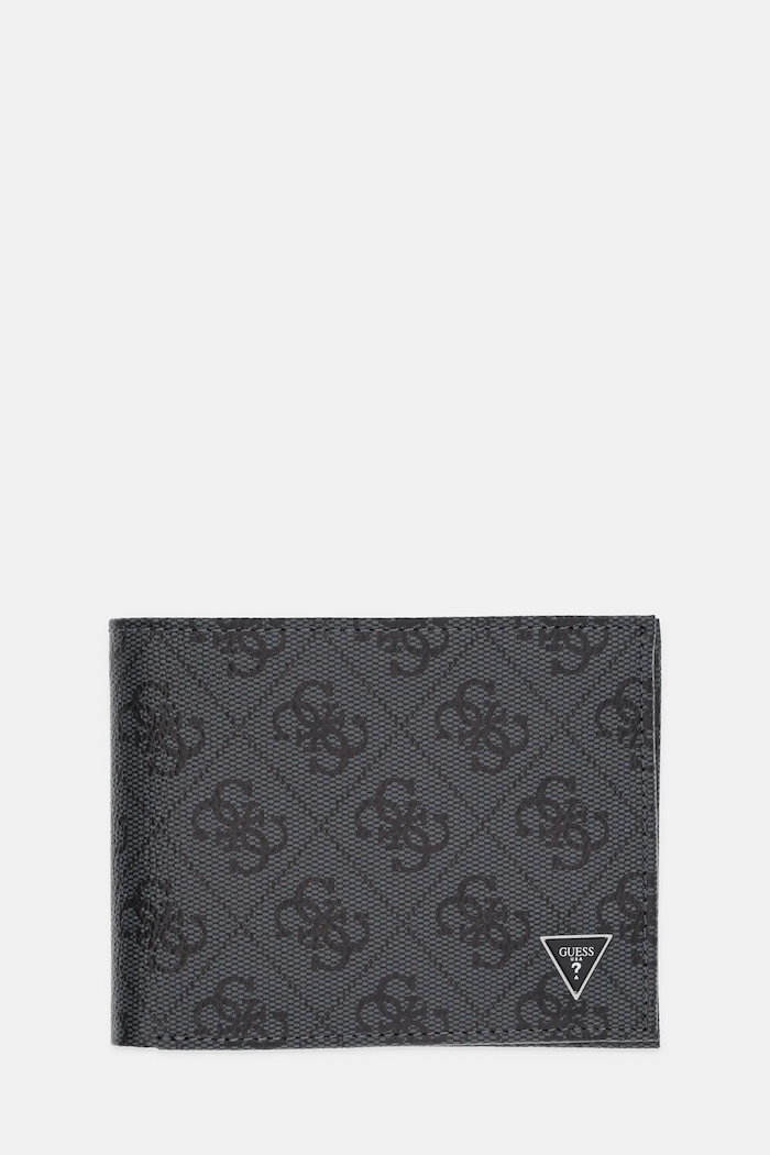 Guess portfel MILANO imitacja skóry licowej czarny SMMALL.LEA27