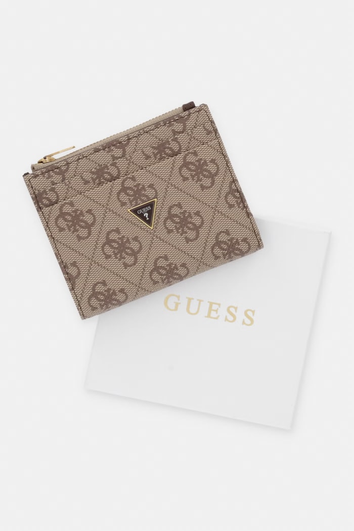 Guess πορτοφόλι ανδρικό δερμάτινο MILANO SMMALO.LEA03 μπεζ