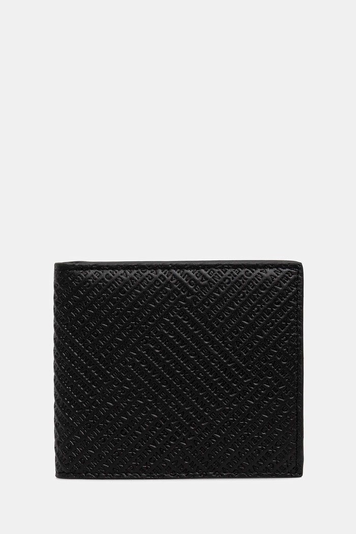 Armani Exchange portfel skórzany skóra licowa czarny XM000167.AF19502