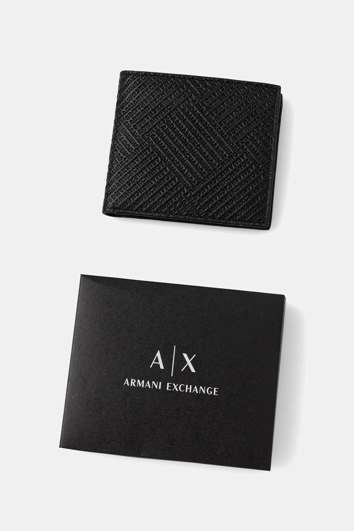 Armani Exchange portfel skórzany czarny XM000167.AF19502