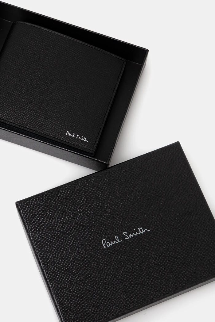 Kožená peňaženka Paul Smith M1A.4832.TGLECO čierna