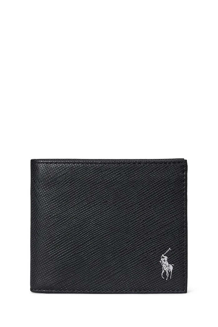 Polo Ralph Lauren portfel skórzany skóra licowa czarny 405931674