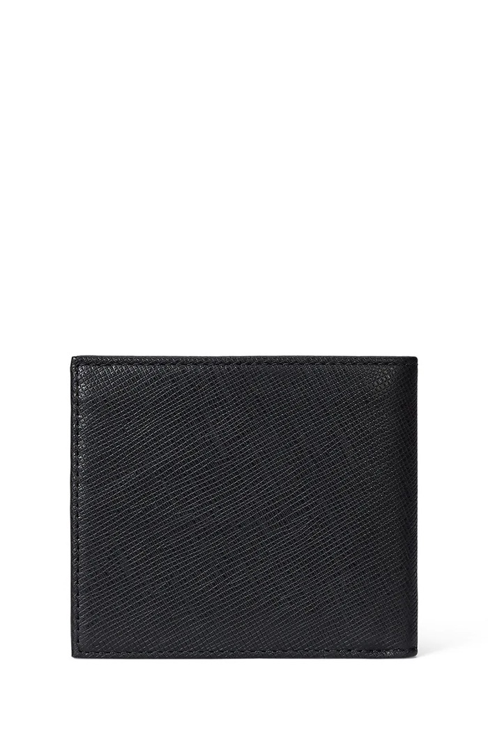 Polo Ralph Lauren portfel skórzany 405931674 czarny AW25