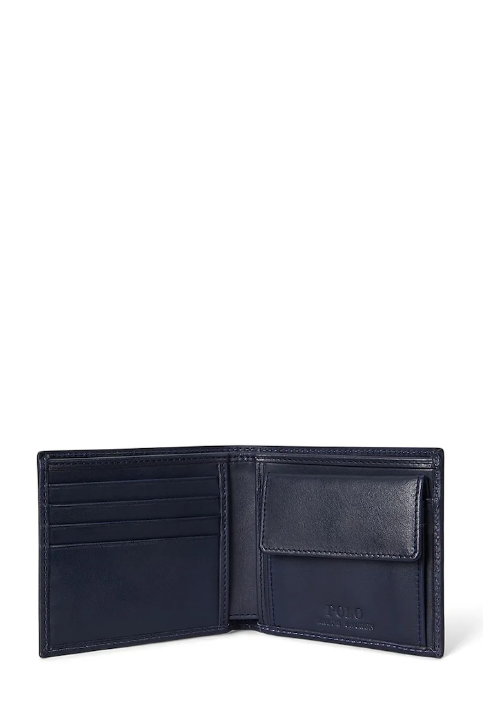 Doplňky Kožená peněženka Polo Ralph Lauren 405974619 námořnická modř
