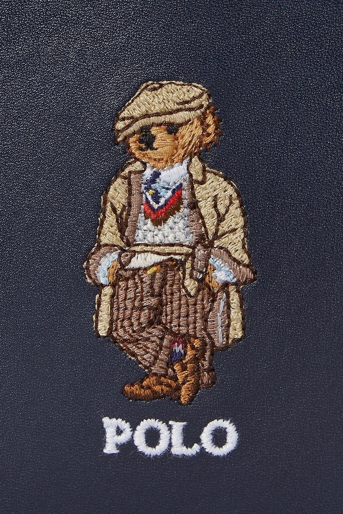 Kožená peněženka Polo Ralph Lauren námořnická modř 405974619