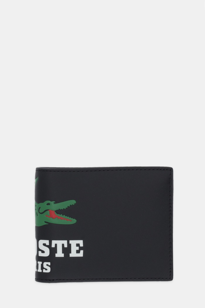 Lacoste portfel skóra licowa czarny NH5085FW