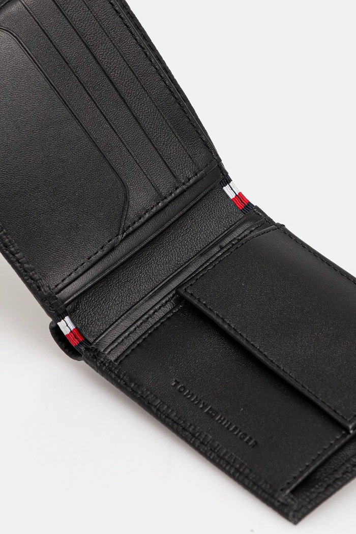 Kiegészítők Tommy Hilfiger bőr pénztárca AM0AM13709 fekete