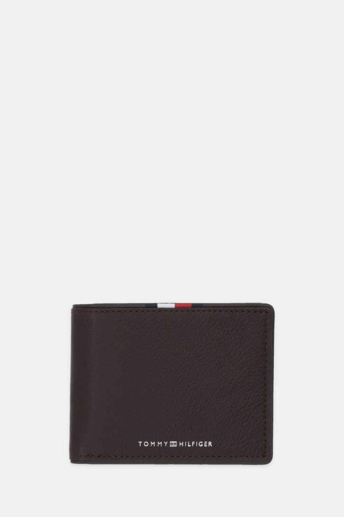Tommy Hilfiger bőr pénztárca sima barna AM0AM13739