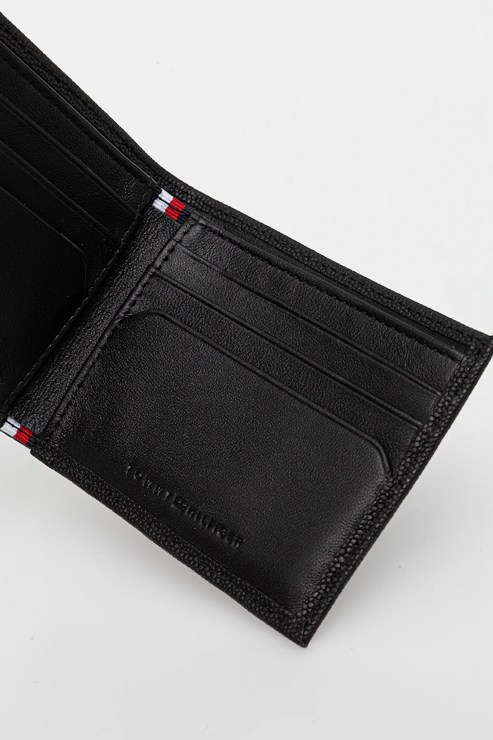 Tommy Hilfiger bőr pénztárca és kulcstartó fekete AM0AM13604