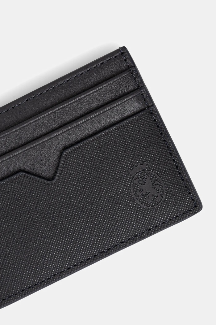 Tommy Hilfiger card holder din piele și breloc bleumarin AM0AM13779