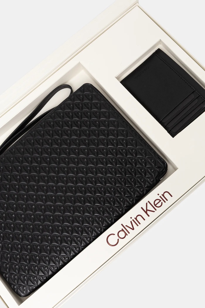 Calvin Klein pochette in pelle LV04D0003G