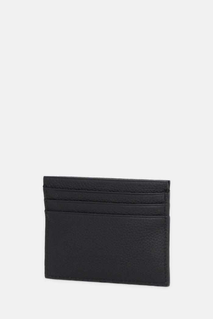 Kožené puzdro na karty Calvin Klein LV04D1060G čierna AW25