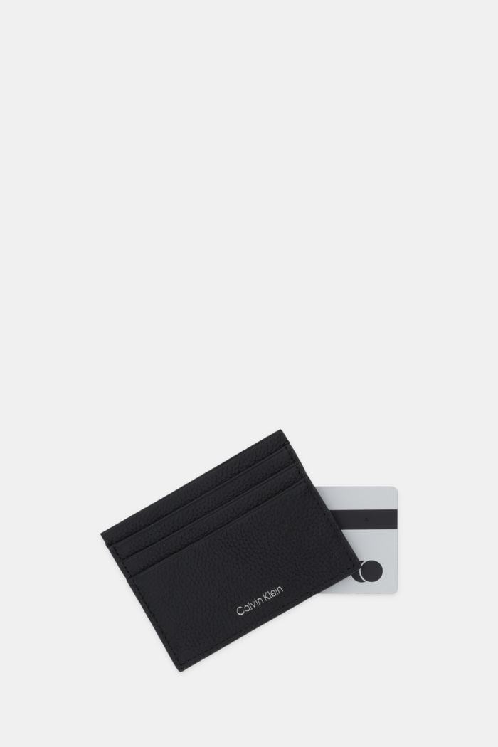 Doplnky Kožené puzdro na karty Calvin Klein LV04D1060G čierna