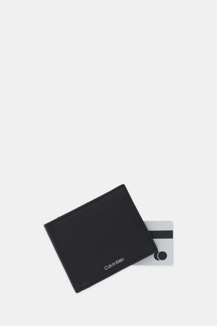 Accesorii Calvin Klein portofel de piele LV04D1062G negru
