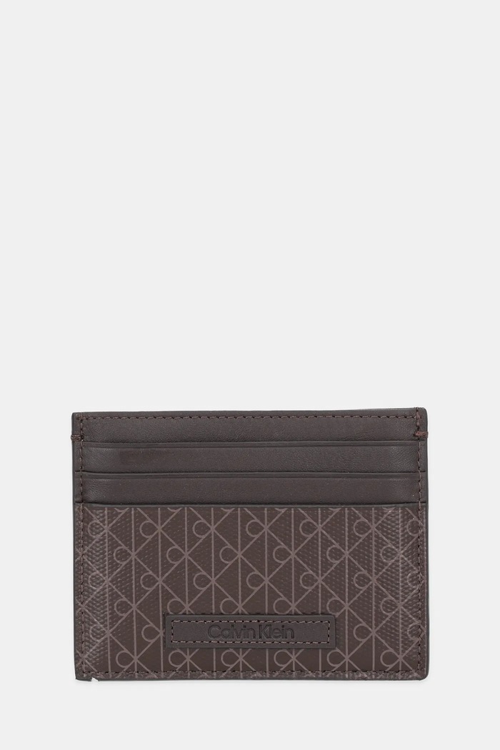 Calvin Klein etui na karty etui na karty brązowy LV04D1083G