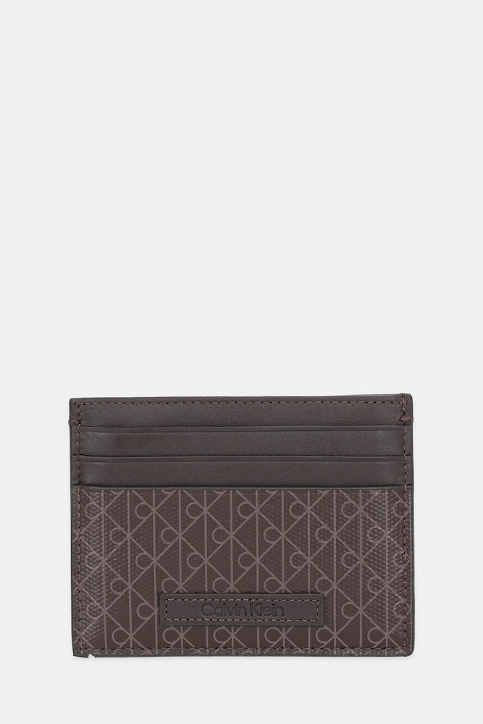Calvin Klein etui na karty etui na karty brązowy LV04D1083G