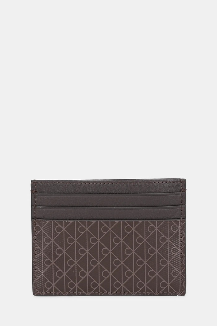 Calvin Klein etui na karty LV04D1083G brązowy AW25