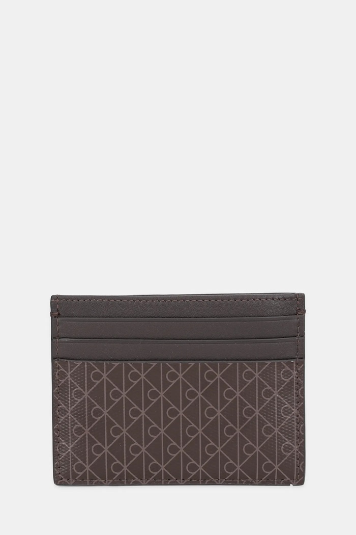Calvin Klein etui na karty LV04D1083G brązowy AW25