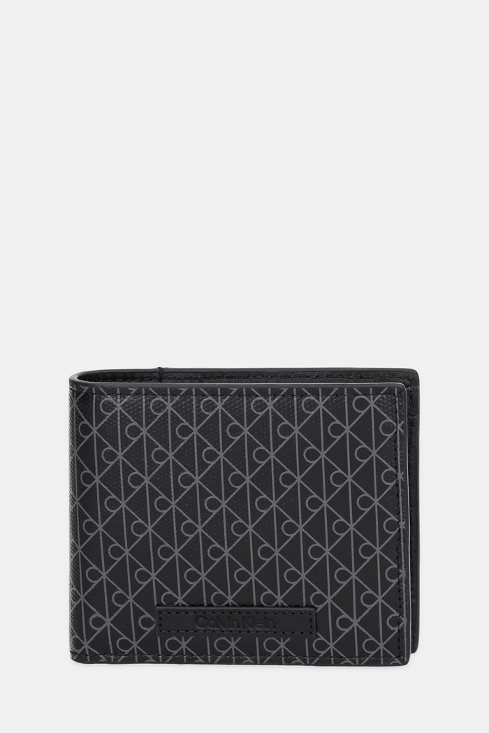 Calvin Klein портфейл мъжки от кожа изкуствена кожа черен LV04D1085G