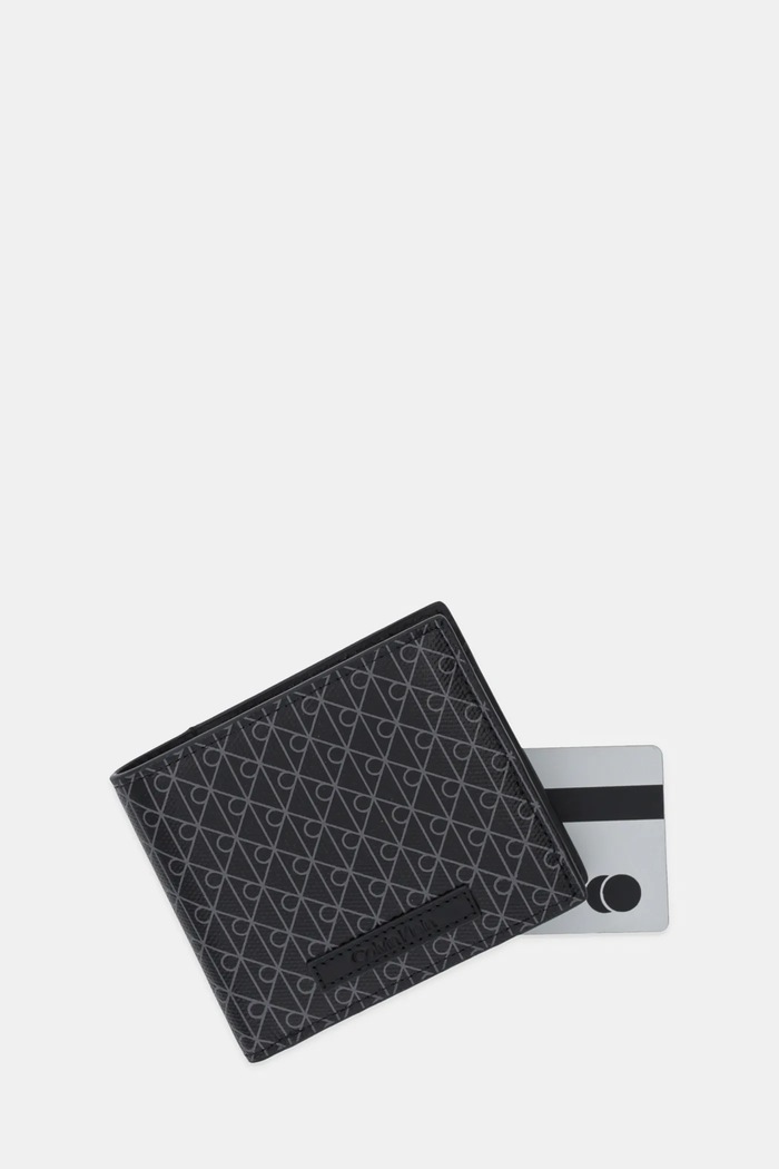 Аксесоари Calvin Klein портфейл мъжки от кожа LV04D1085G черен