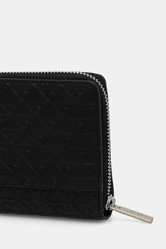Kožená peňaženka Calvin Klein LV04D1088G čierna AW25