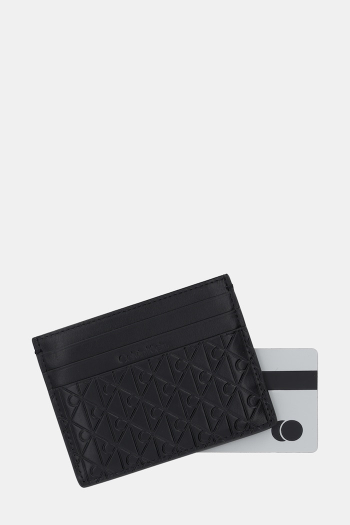 Αξεσουάρ Δερμάτινη θήκη για κάρτες Calvin Klein LV04D1128G μαύρο
