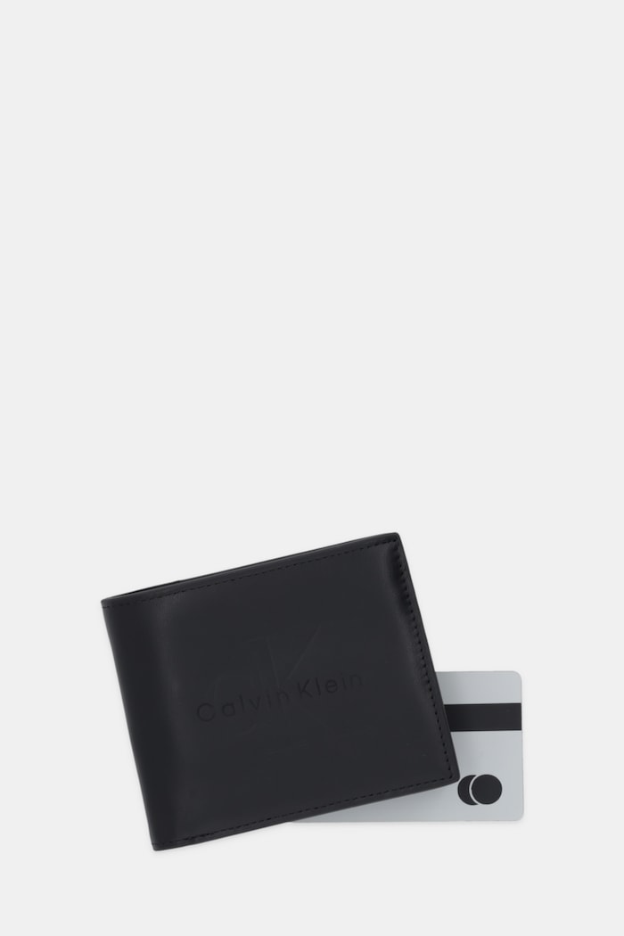 Kiegészítők Calvin Klein bőr pénztárca LV04D1156G fekete