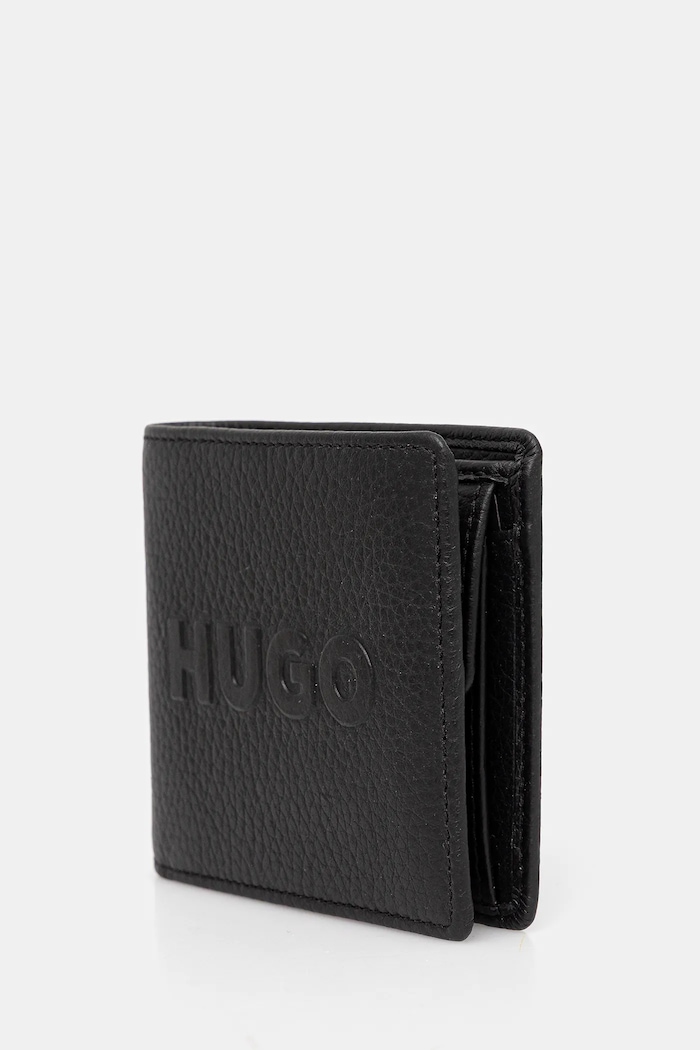 HUGO bőr pénztárca 50552795 fekete AW25