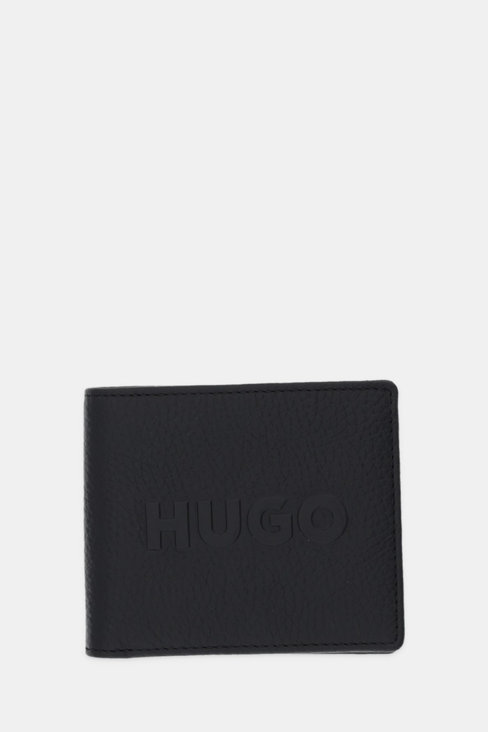 Kožni novčanik HUGO New Ethon HI BL_8CC bez uzorka crna 50552811